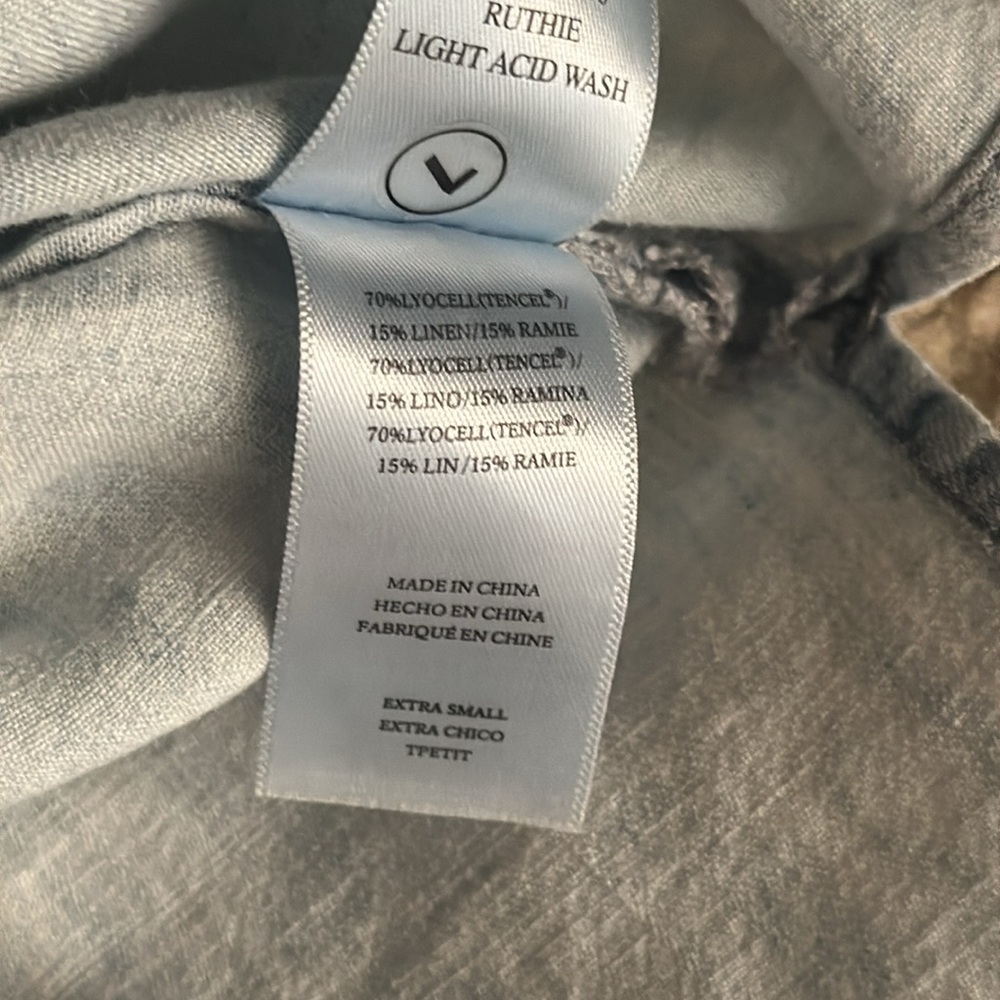 Rails Chambray Ruthie Blouse XS - Picture 5 of 5